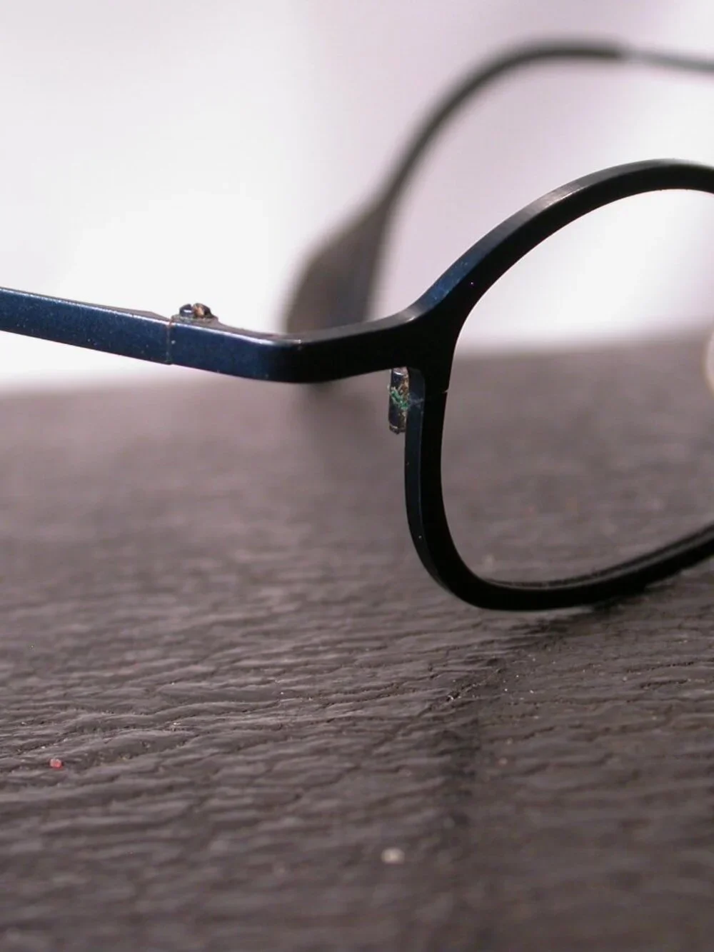 Theo Dark Blue Modern Art Eyeglasses Spectacles Frames Made in Belgium